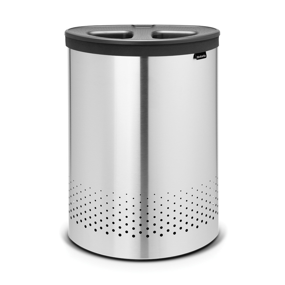  Laundry Bin, 55 litre, Selector - Matt Steel