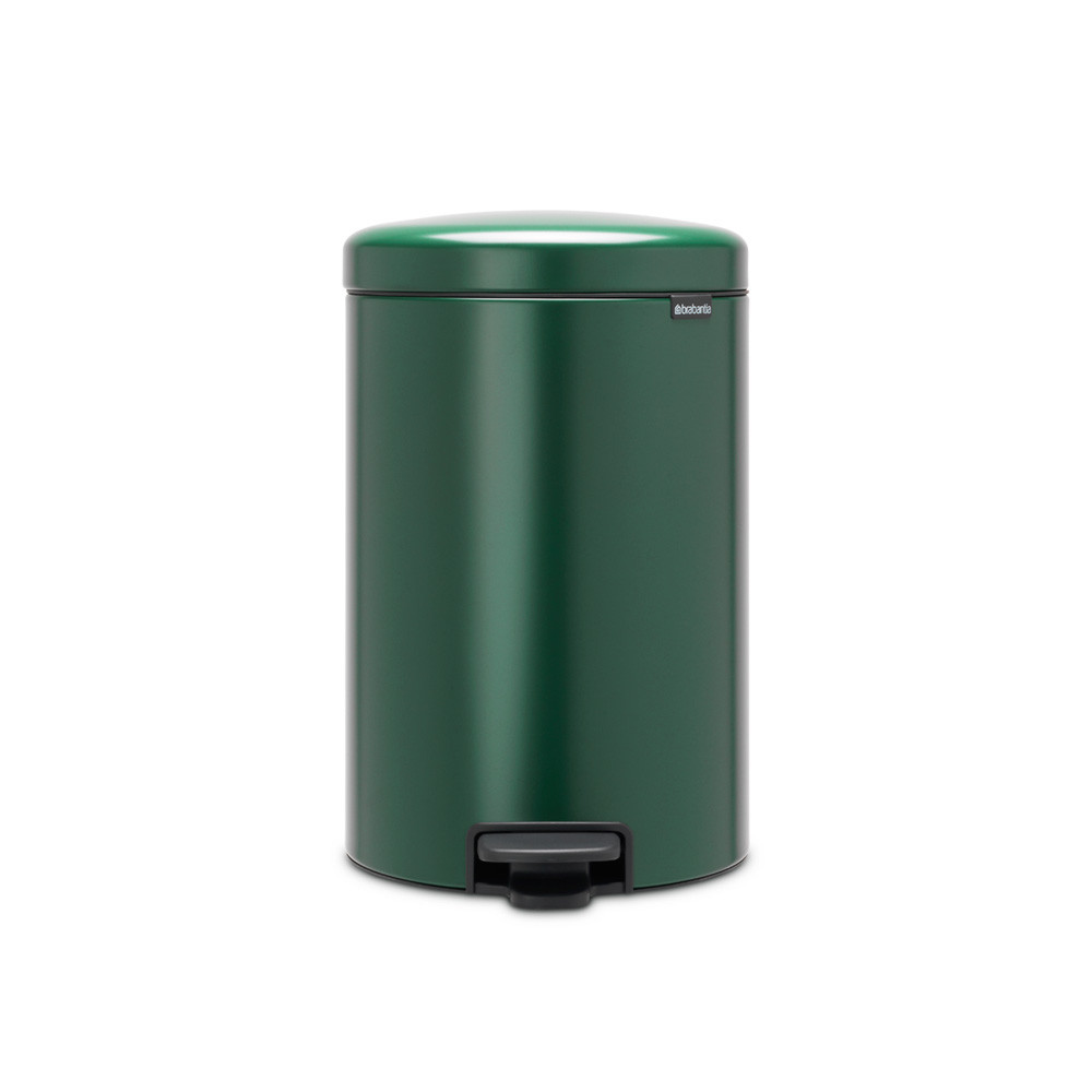 Pedal Bin newIcon, 20 litre, Soft Closing, Plastic Inner Bucket - Pine Green