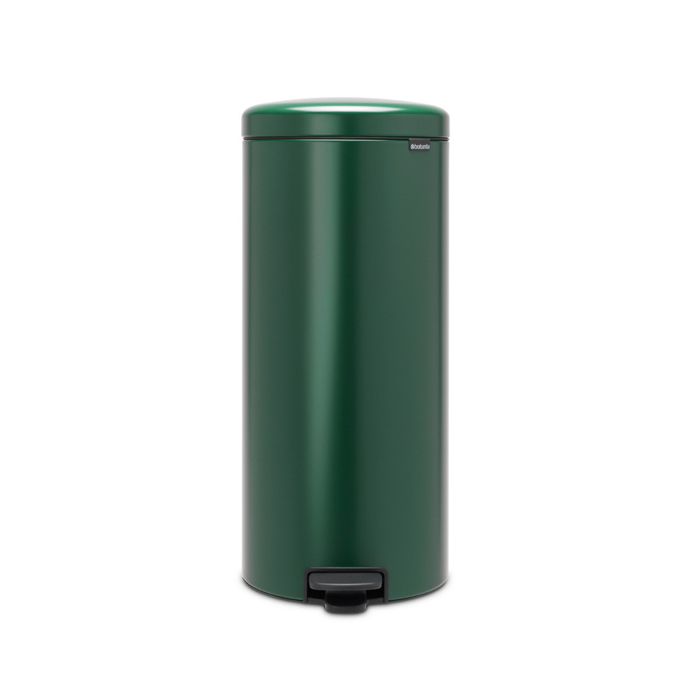 Pedal Bin newIcon, 30 litre, Soft Closing, Plastic Inner Bucket - Pine Green