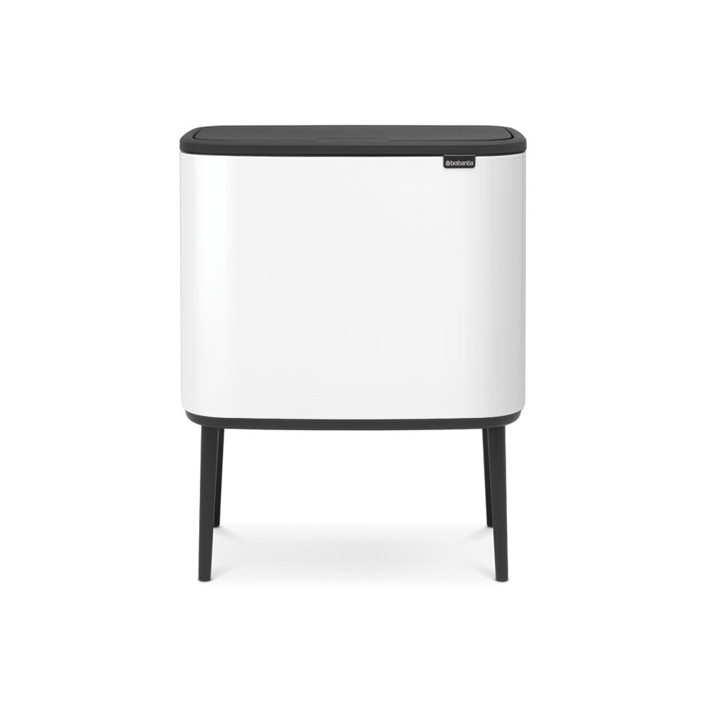 Bo Touch Bin, with 1 Inner Bucket, 36 litre - White