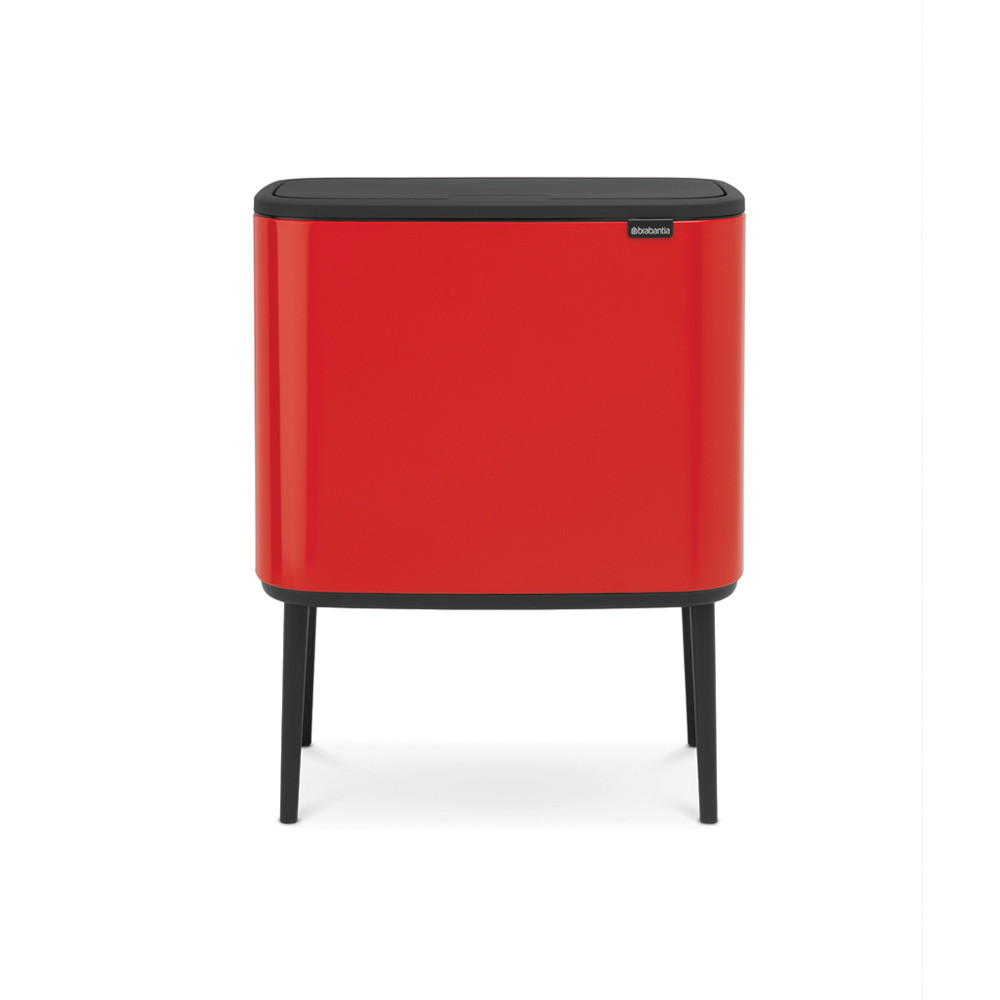  Bo Touch Bin, with 1 Inner Bucket, 36 litre - Passion Red