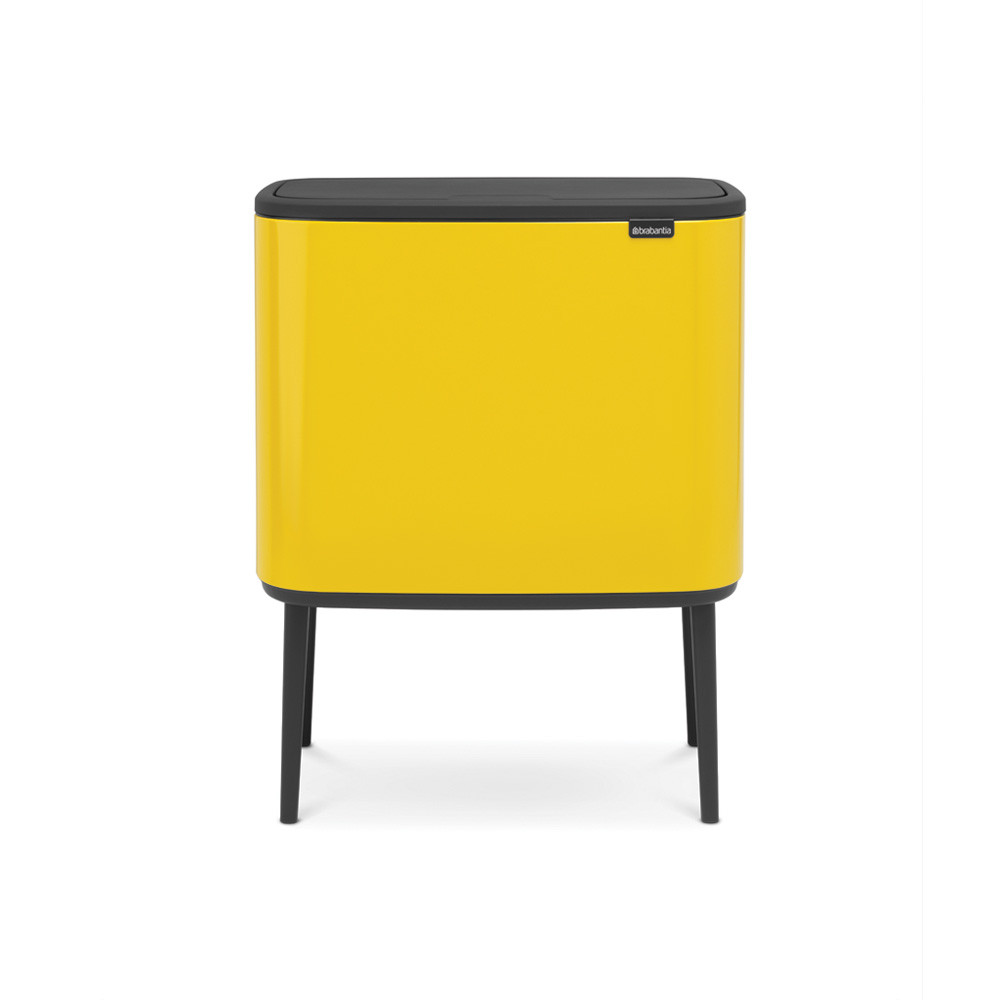 Bo Touch Bin, with 1 inner bucket, 36 litre - Daisy Yellow