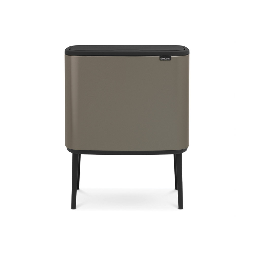  Bo Touch Bin, with 1 Inner Bucket, 36 litre - Platinum