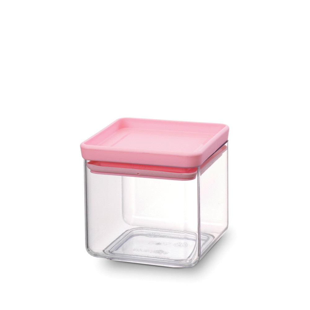 Square Canister, 0.7 litre - Tasty Colours Pink