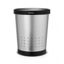 Waste Paper Bin, 11 litre, Conical - Matt Steel