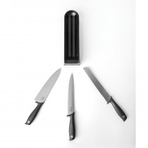 Drawer Knife Block plus Knives, TASTY+ - Dark Grey