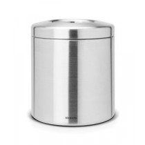 Table Bin, Metal Top, 2.3 litre - Matt Steel