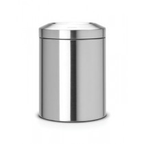 Flame Guard Waste Paper Bin, 7 litre - Matt Steel