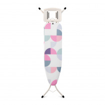 Ironing Board A, 110x30 cm, Solid Steam Iron Rest - Abstract Leaves
