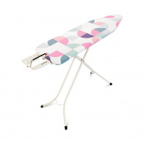 Ironing Board B, 124x38 cm, Solid Steam Iron Rest - Abstract Leaves