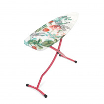 Ironing Board D, 135x45 cm, Silicone Heat Pad - Raspberry