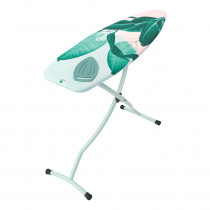 Ironing Board D, 135x45 cm, Silicone Heat Pad - Tropical Leaves