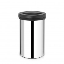 Open Top Bin, 60 litre - Brilliant Steel