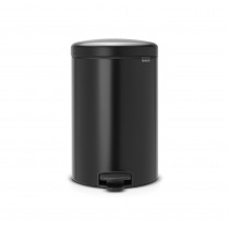 Pedal Bin newIcon, 20 litre, Soft Closing, Plastic Inner Bucket - Matt Black