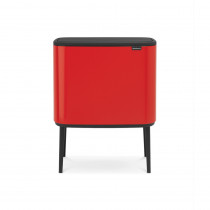  Bo Touch Bin, with 1 Inner Bucket, 36 litre - Passion Red