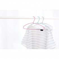 Soft Touch Clothes Hangers, set of 3 - Mixed