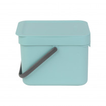 Sort & Go Waste Bin, 6 litre - Mint