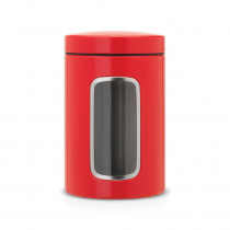 Window Canister, 1.4 litre - Passion Red